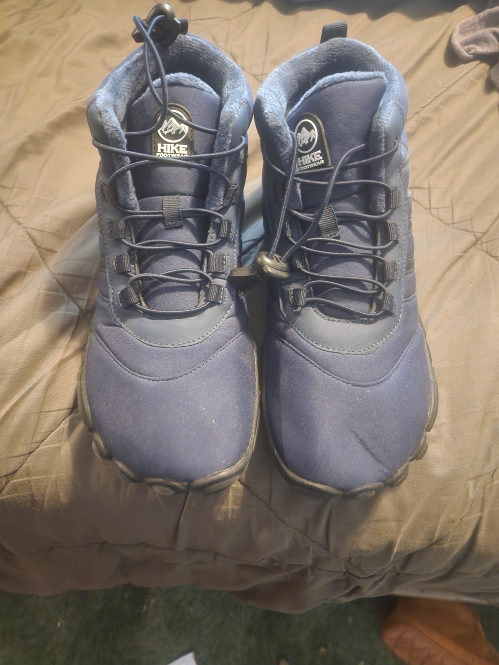 HIKE Footwear Navy Hiking Boots